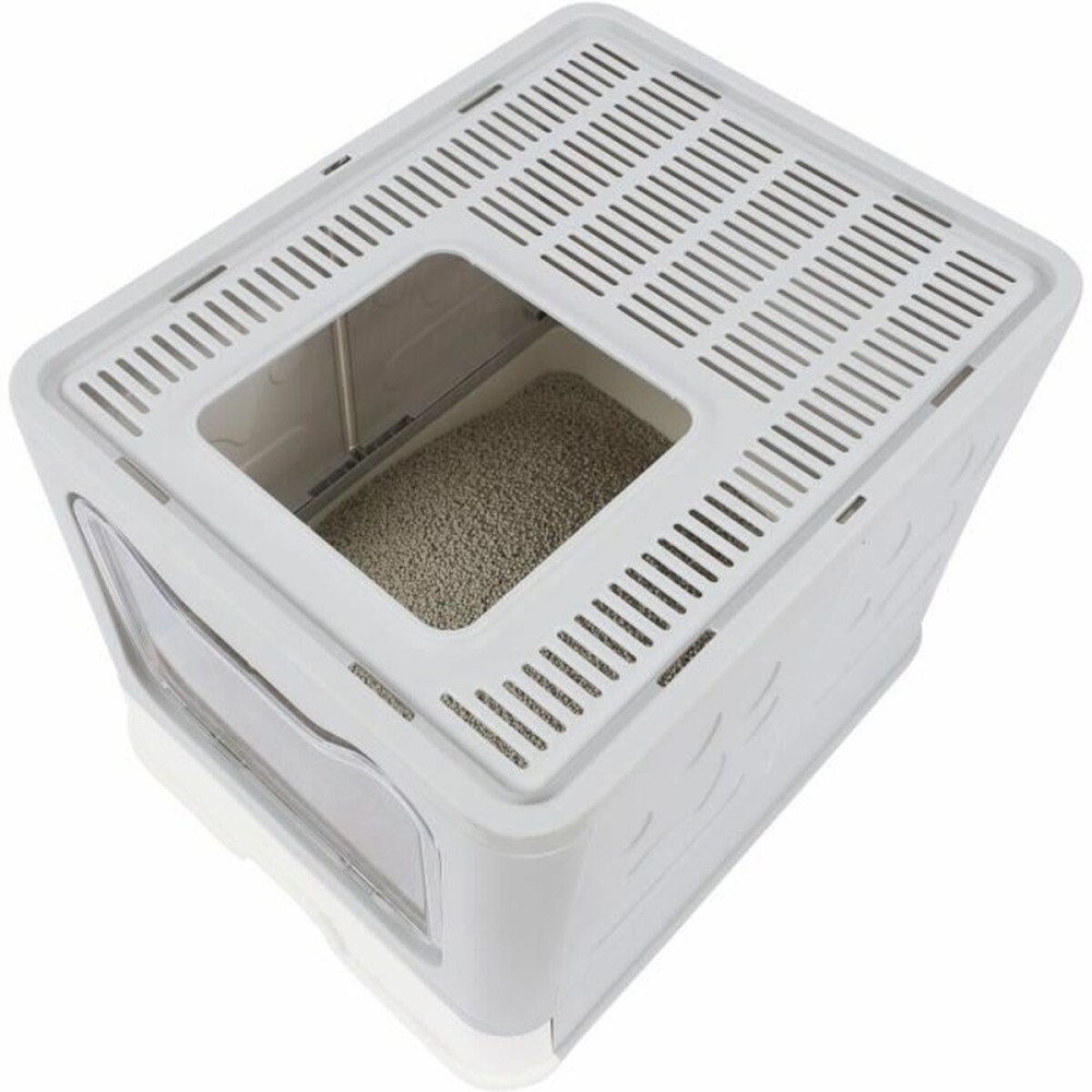 Cat Litter Box MPETS SILE TOP Grey Plastic