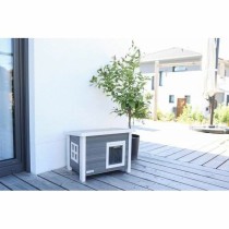 Cat Litter Box Kerbl White Wood