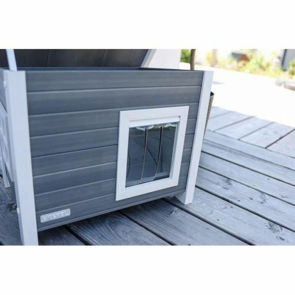 Cat Litter Box Kerbl White Wood