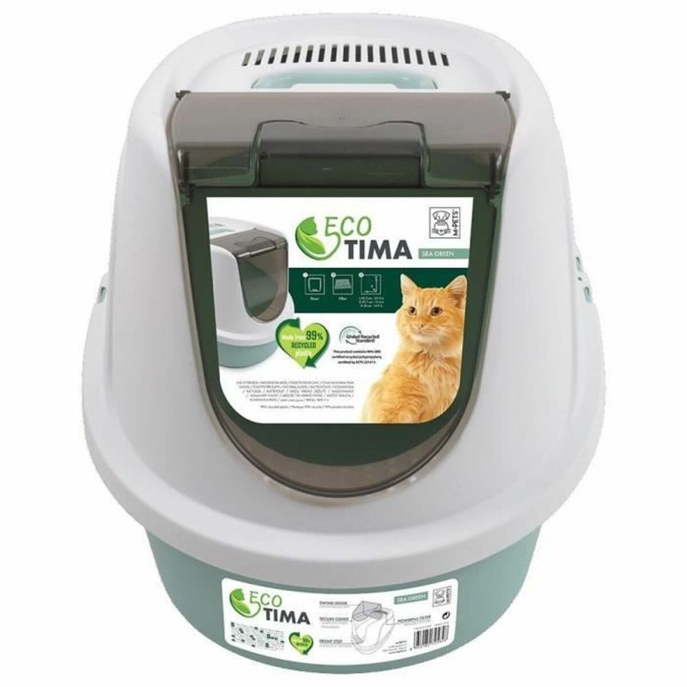 Katzentoilette MPETS grün Wiederverwerteter Kunststoff