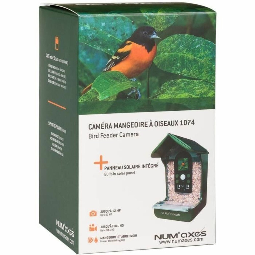Mangeoire pour oiseaux Num'Axes noir