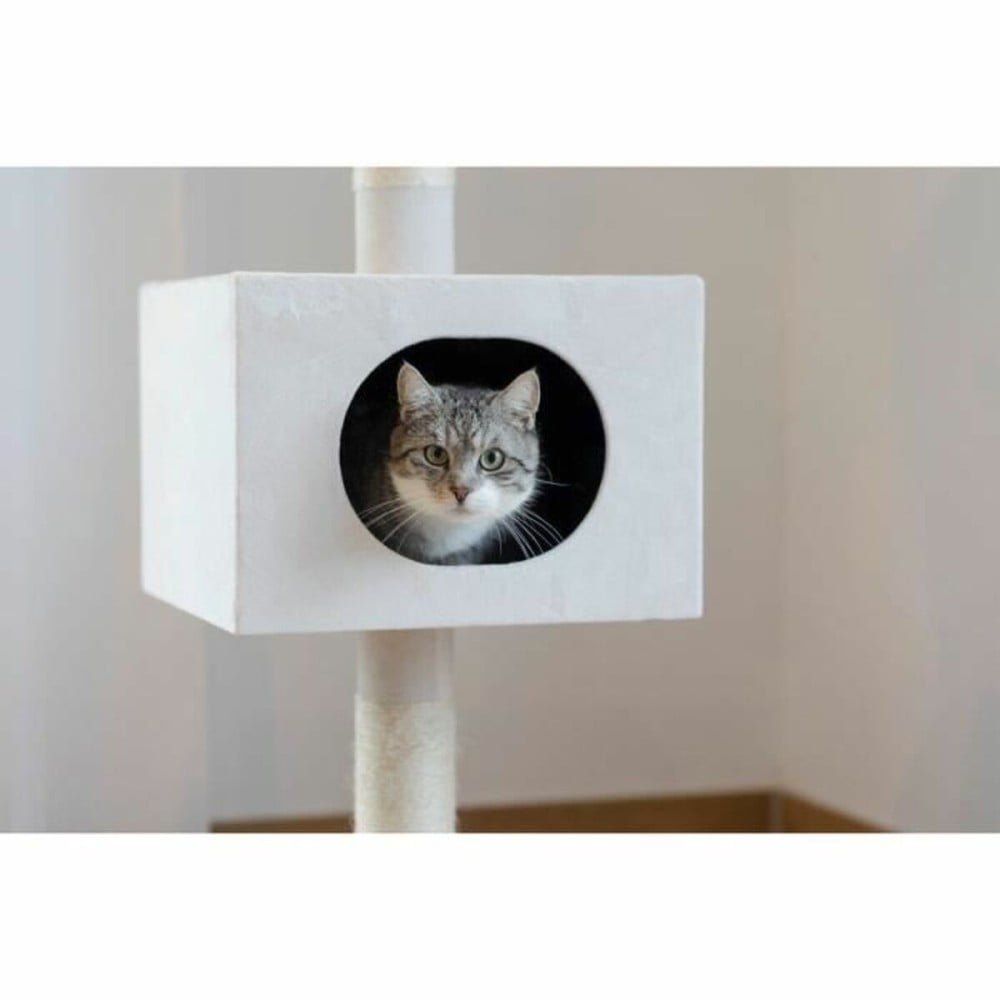 Katzenkratzbaum Kerbl Weiß Sisal