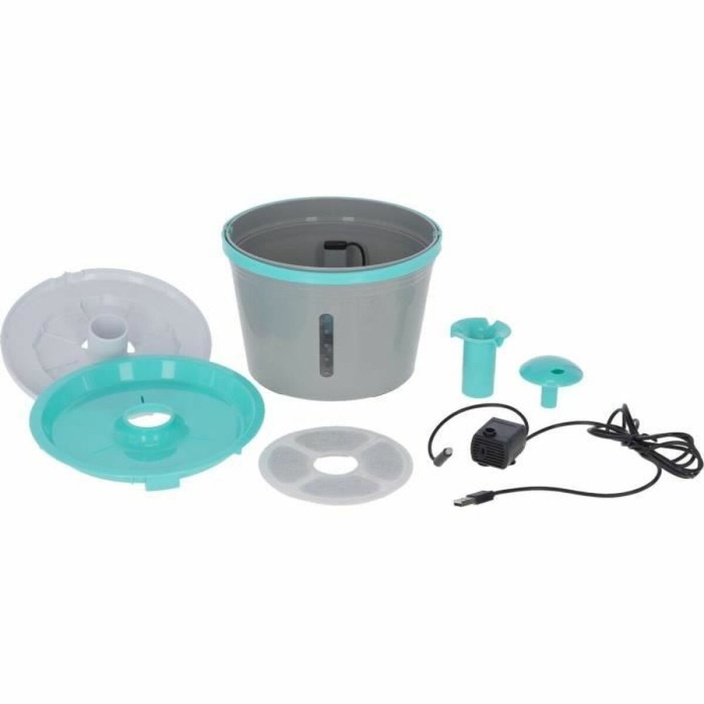 Pet Water Fountain Kerbl Blue Grey Plastic 1,6 L