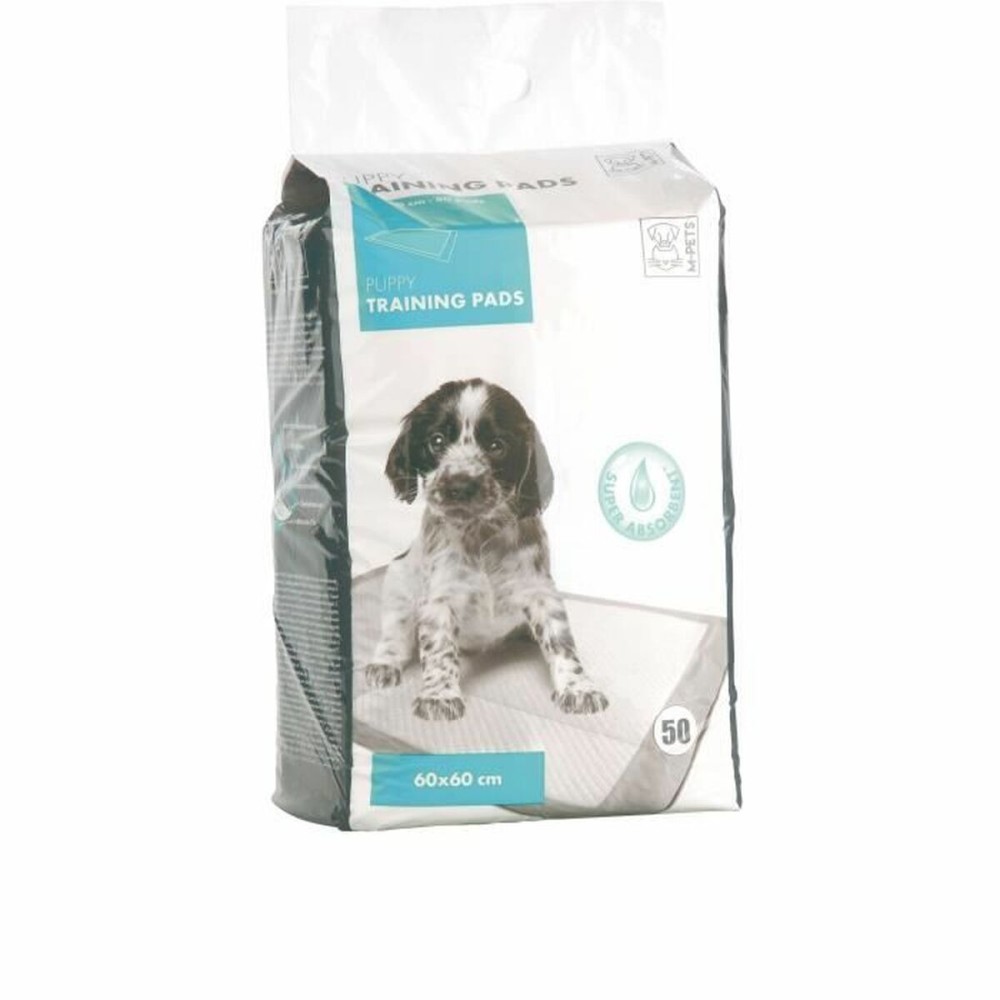 Puppy training pad MPETS White Polyethylene Gel Cellulose (50 Units)