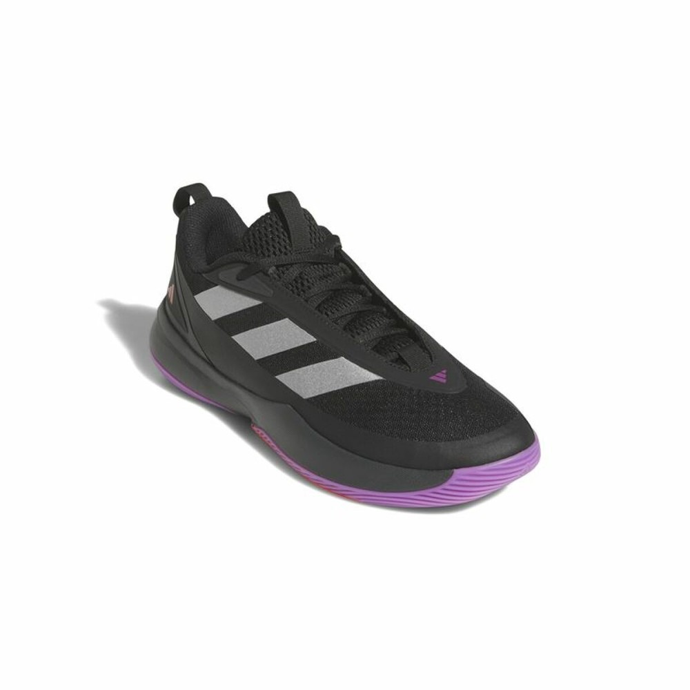 Basketballschuhe für Erwachsene Adidas Front Court Schwarz