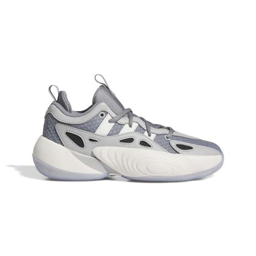 Basketballschuhe für Kinder Adidas Trae Unlimited Weiß Grau