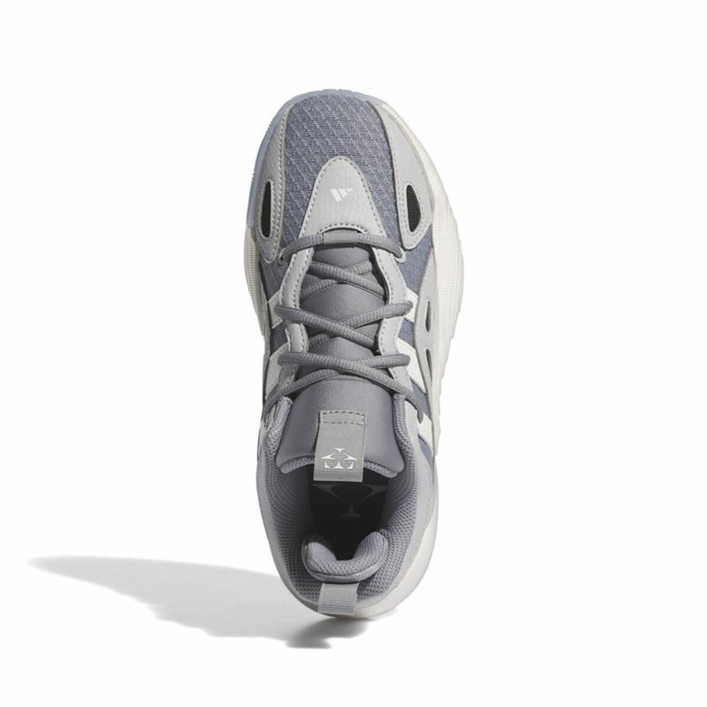 Basketballschuhe für Kinder Adidas Trae Unlimited Weiß Grau