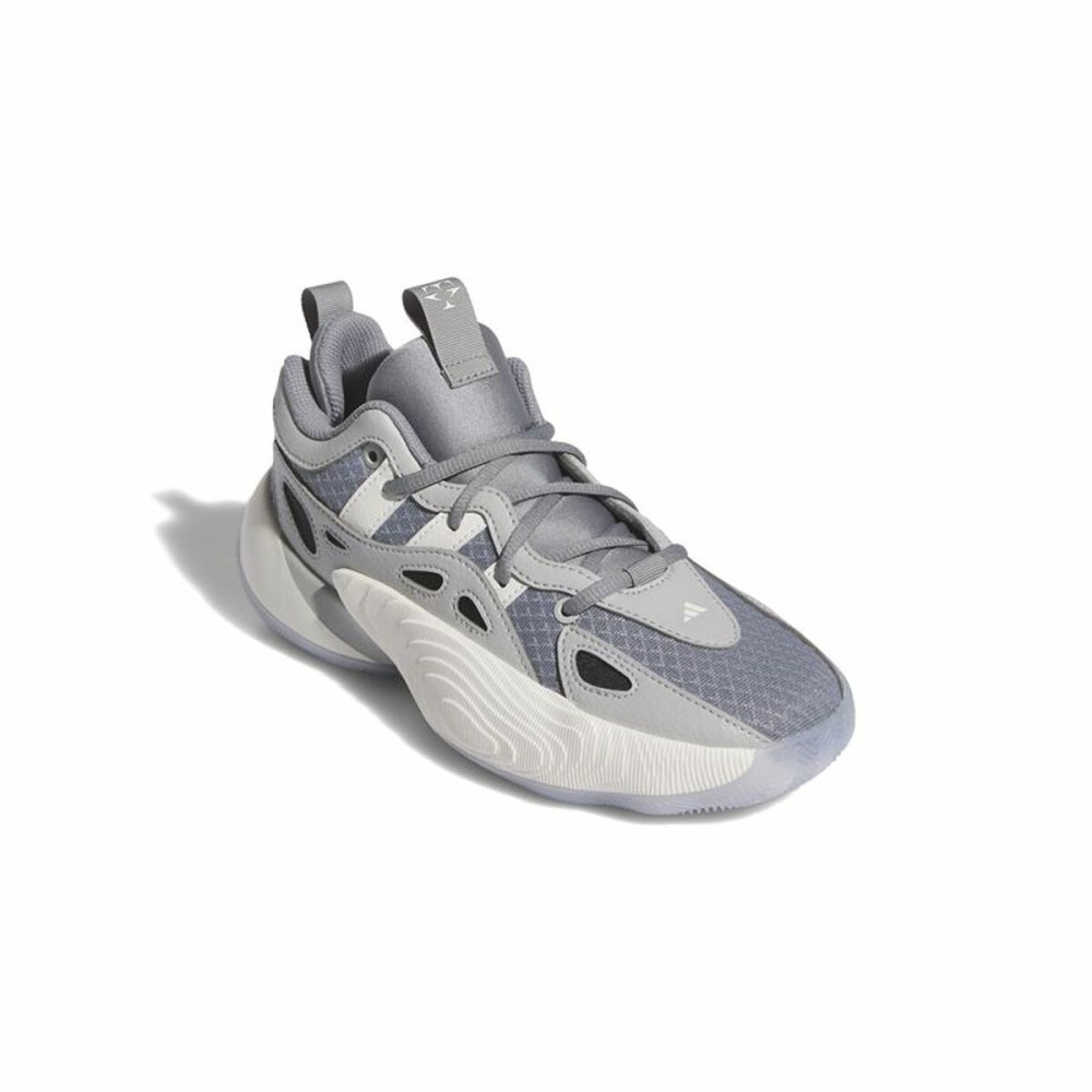 Basketballschuhe für Kinder Adidas Trae Unlimited Weiß Grau
