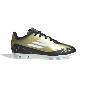 Chaussures de foot pour Enfants Adidas F50 Club Messi Blanc Doré