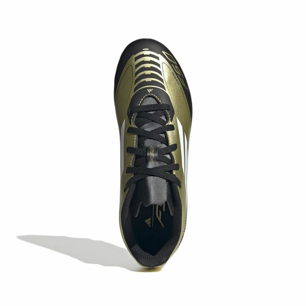 Chaussures de foot pour Enfants Adidas F50 Club Messi Blanc Doré