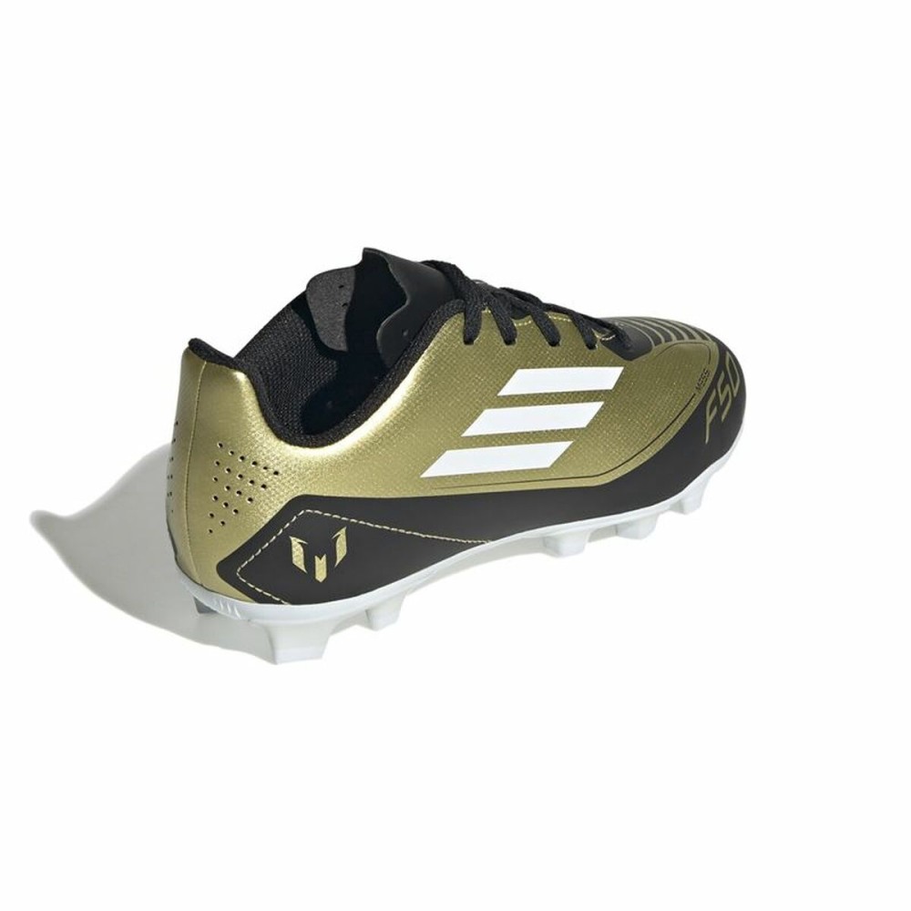 Chaussures de foot pour Enfants Adidas F50 Club Messi Blanc Doré