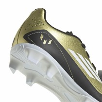 Chaussures de foot pour Enfants Adidas F50 Club Messi Blanc Doré