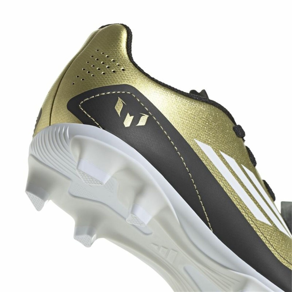 Chaussures de foot pour Enfants Adidas F50 Club Messi Blanc Doré