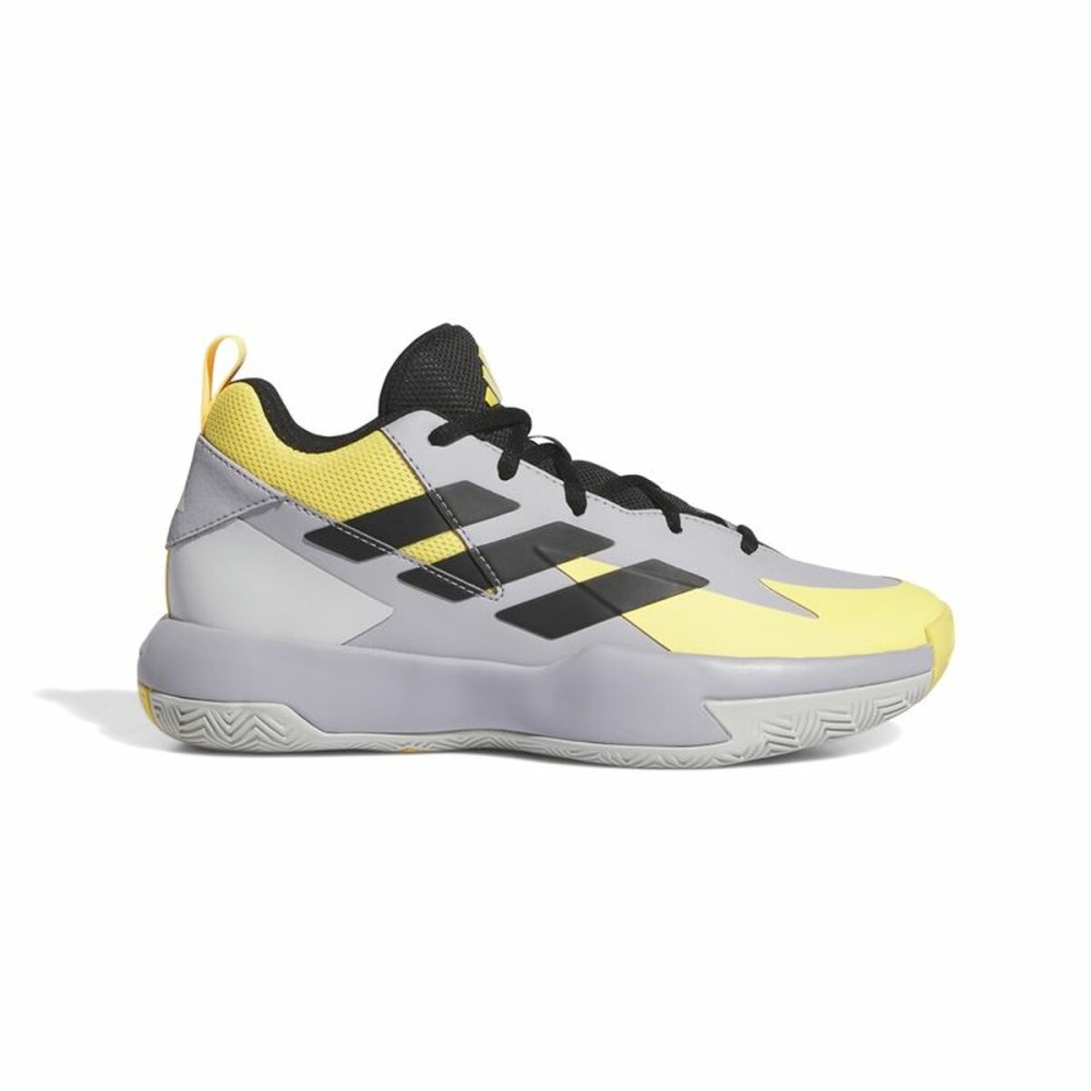 Basketballschuhe für Kinder Adidas Cross Em Up Select Mid Gelb Grau