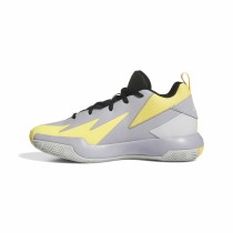Basketballschuhe für Kinder Adidas Cross Em Up Select Mid Gelb Grau