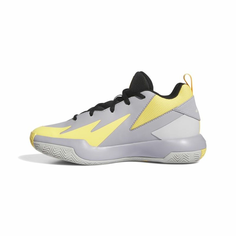Basketballschuhe für Kinder Adidas Cross Em Up Select Mid Gelb Grau