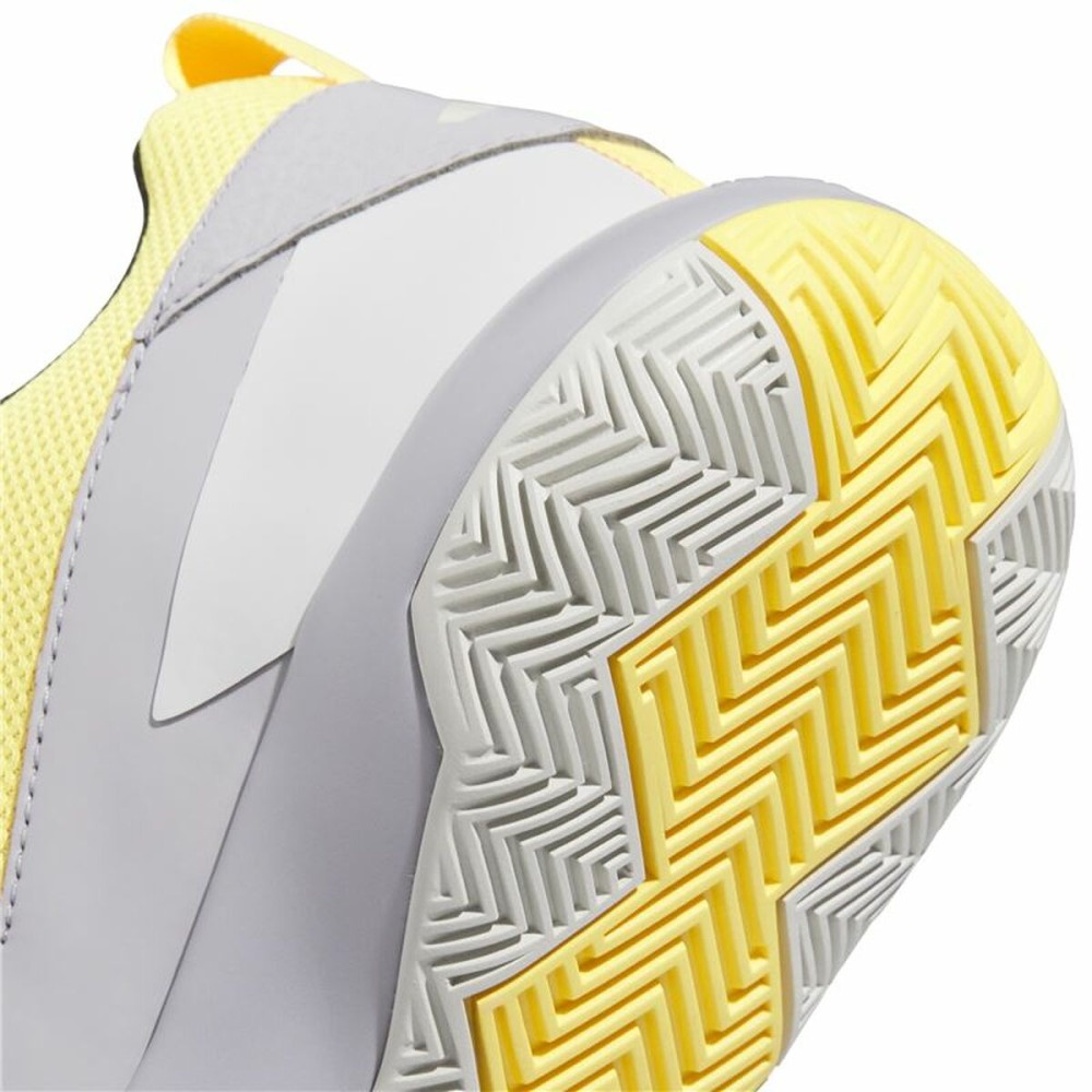 Basketballschuhe für Kinder Adidas Cross Em Up Select Mid Gelb Grau