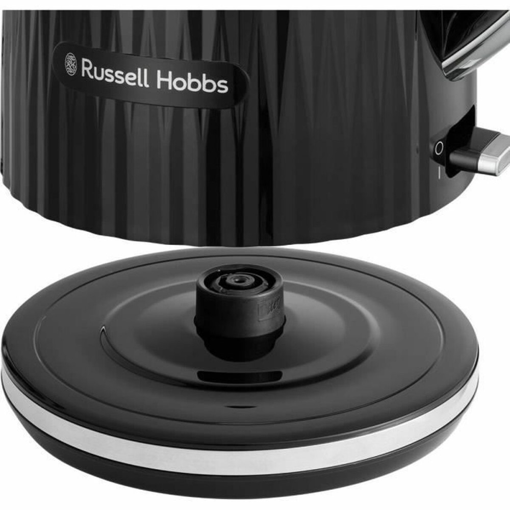 Kettle Russell Hobbs Black Stainless steel Plastic 2400 W 1,7 L