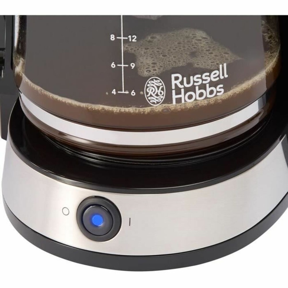 Drip Coffee Machine Russell Hobbs Black Steel 1080 W 1,25 L
