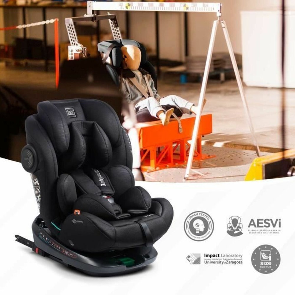 Car Chair Babyauto GYRO BLACK LINE EMBOSSED Black 0 (de 0 a 10 kilos) I (9 - 18 kg) II (15-25 kg) III (22 - 36 kg) Children's EC