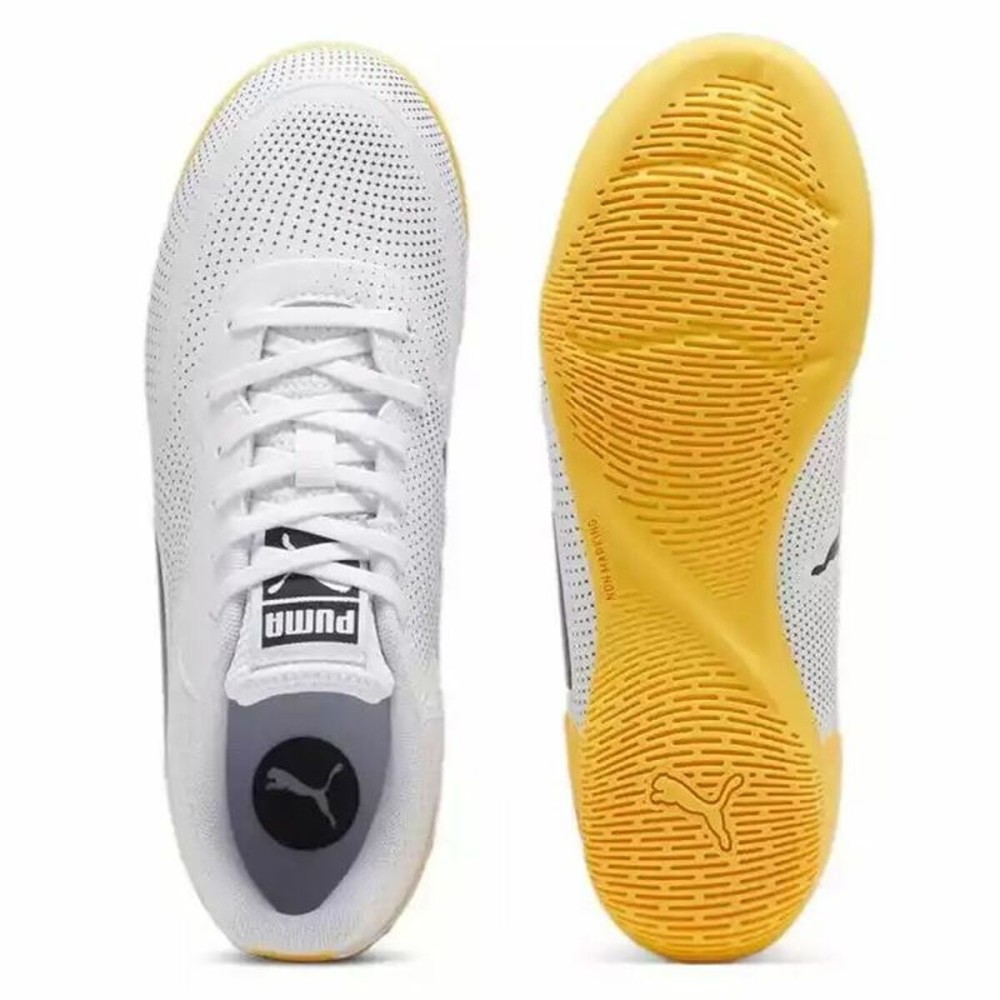Chaussures de Futsal pour Enfants Puma TRUCO II Blanc