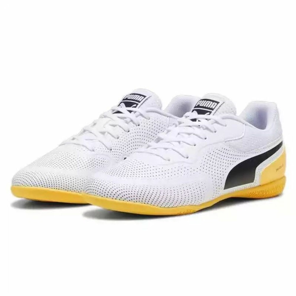 Chaussures de Futsal pour Enfants Puma TRUCO II Blanc
