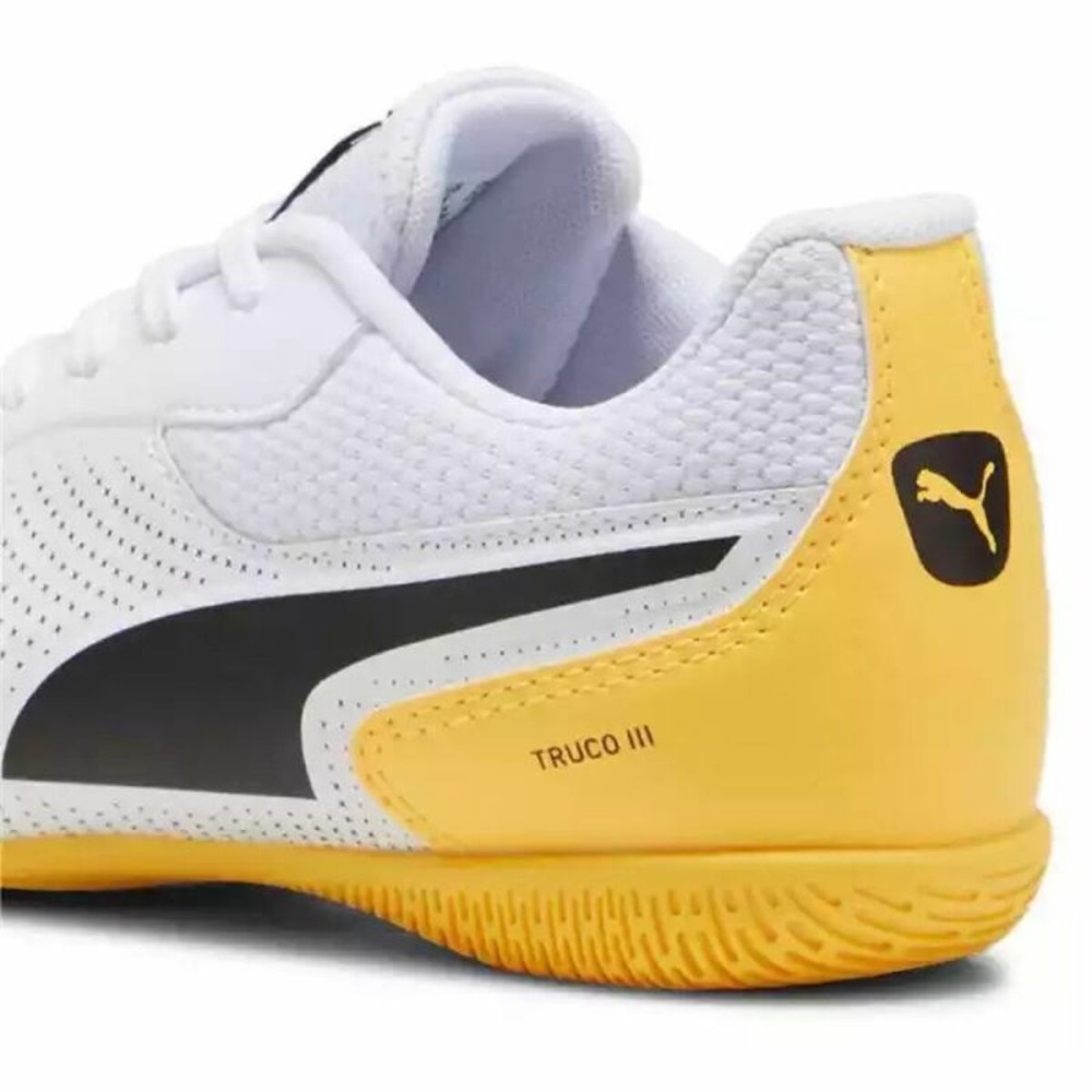 Chaussures de Futsal pour Enfants Puma TRUCO II Blanc