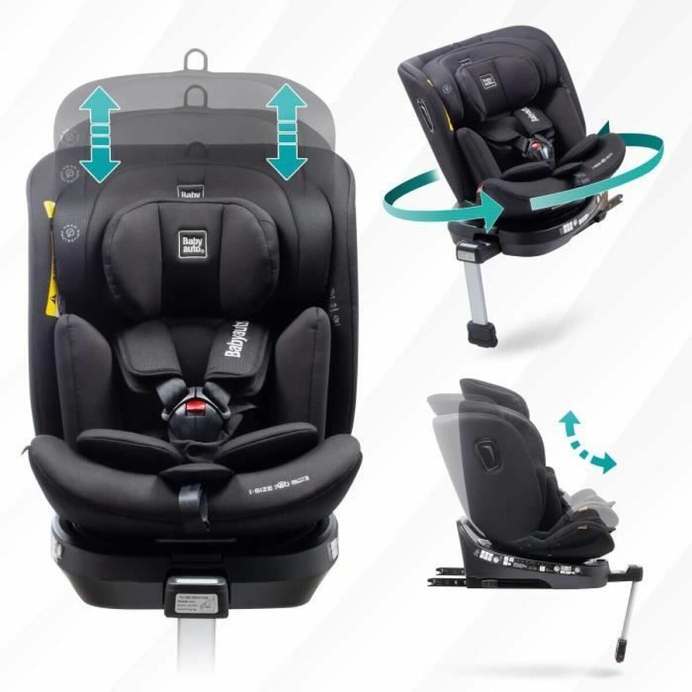 Autositz Babyauto Anthrazit 0 (de 0 a 10 kilos) I (9 - 18 kg) II (15-25 kg) III (22 - 36 kg) Für Kinder ECE R129