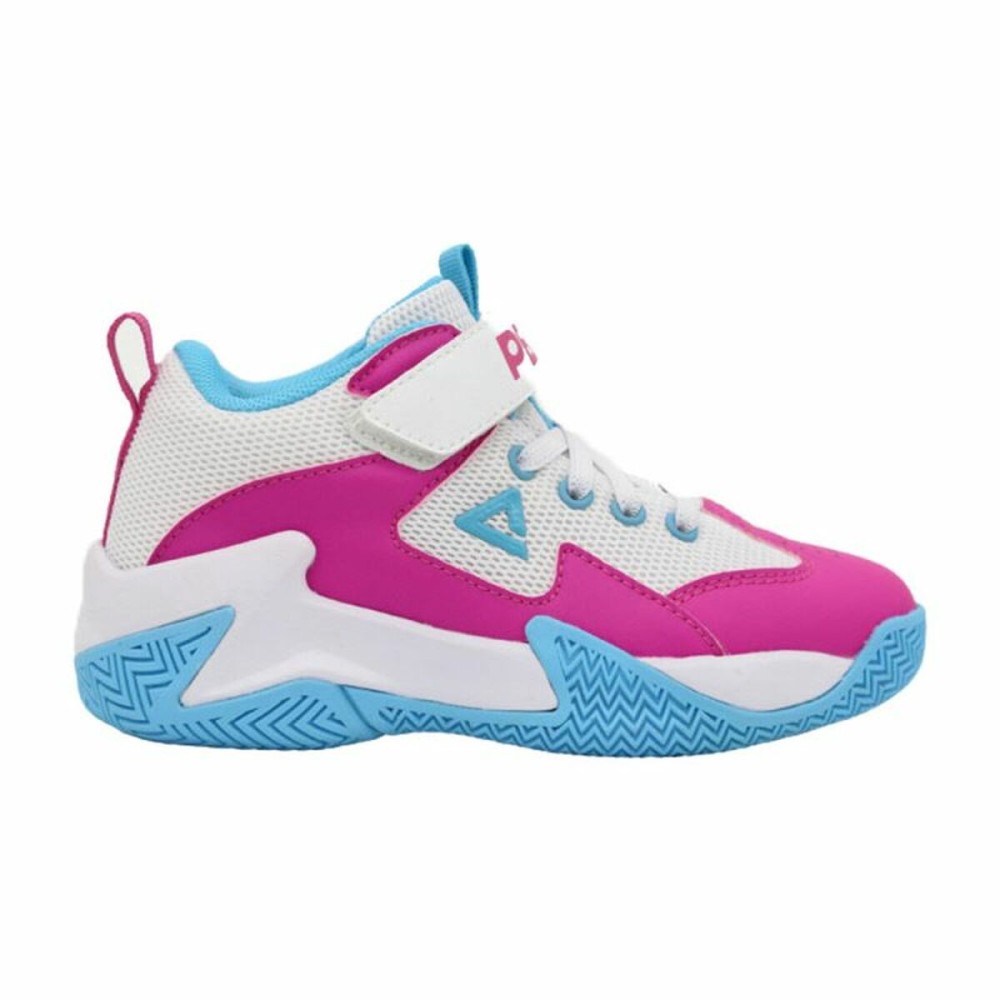 Basketballschuhe für Kinder Peak Peak Game 2 Infantil Blau Rosa