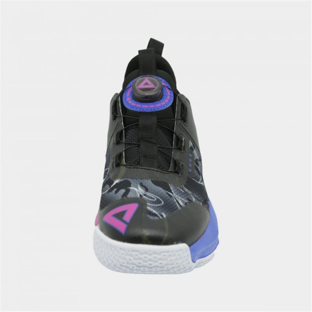 Basketballschuhe für Kinder Peak Flash Kid Schwarz