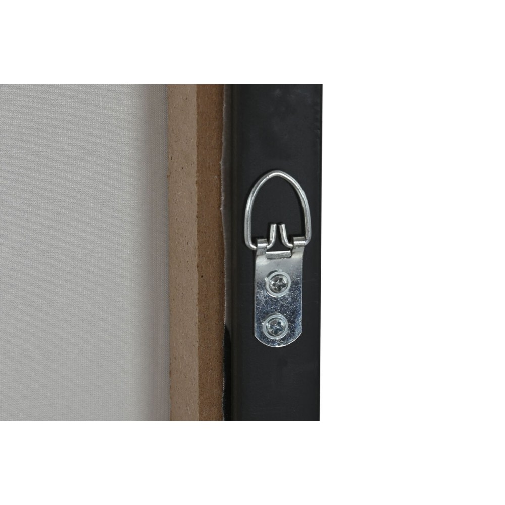 Cadre Home ESPRIT Noir Vert Abstrait Urbaine 83 x 3,8 x 123 cm (2 Unités)
