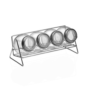 Ölfläschchen Versa Kristall 4 Stücke