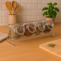 Ölfläschchen Versa Kristall 4 Stücke