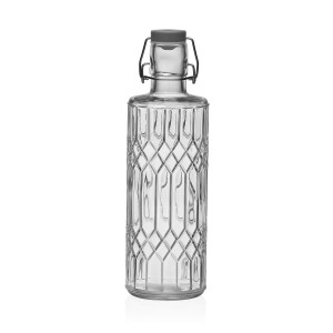 Wasserflasche Versa Durchsichtig Glas Aluminium