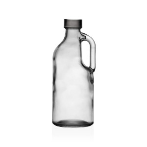 Wasserflasche Versa Durchsichtig Glas Aluminium
