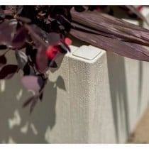 Blumentopf Stefanplast Taupe karriert