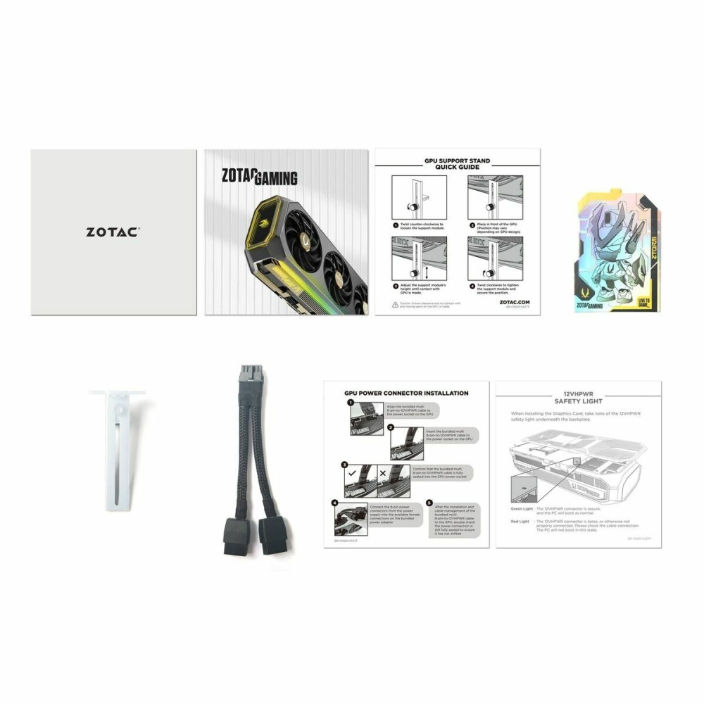 Graphics card Zotac ZT-B50700FQ-10P nvidia geforce rtx 5070 12 GB