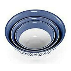 Bowl Stefanplast 55201 Blue Plastic (3 Pieces)