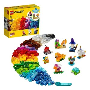 Set de construction Classic Transparent Bricks Lego 11013 Multicouleur