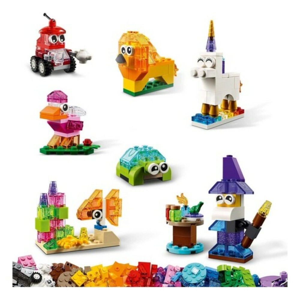 Set de construction Classic Transparent Bricks Lego 11013 Multicouleur