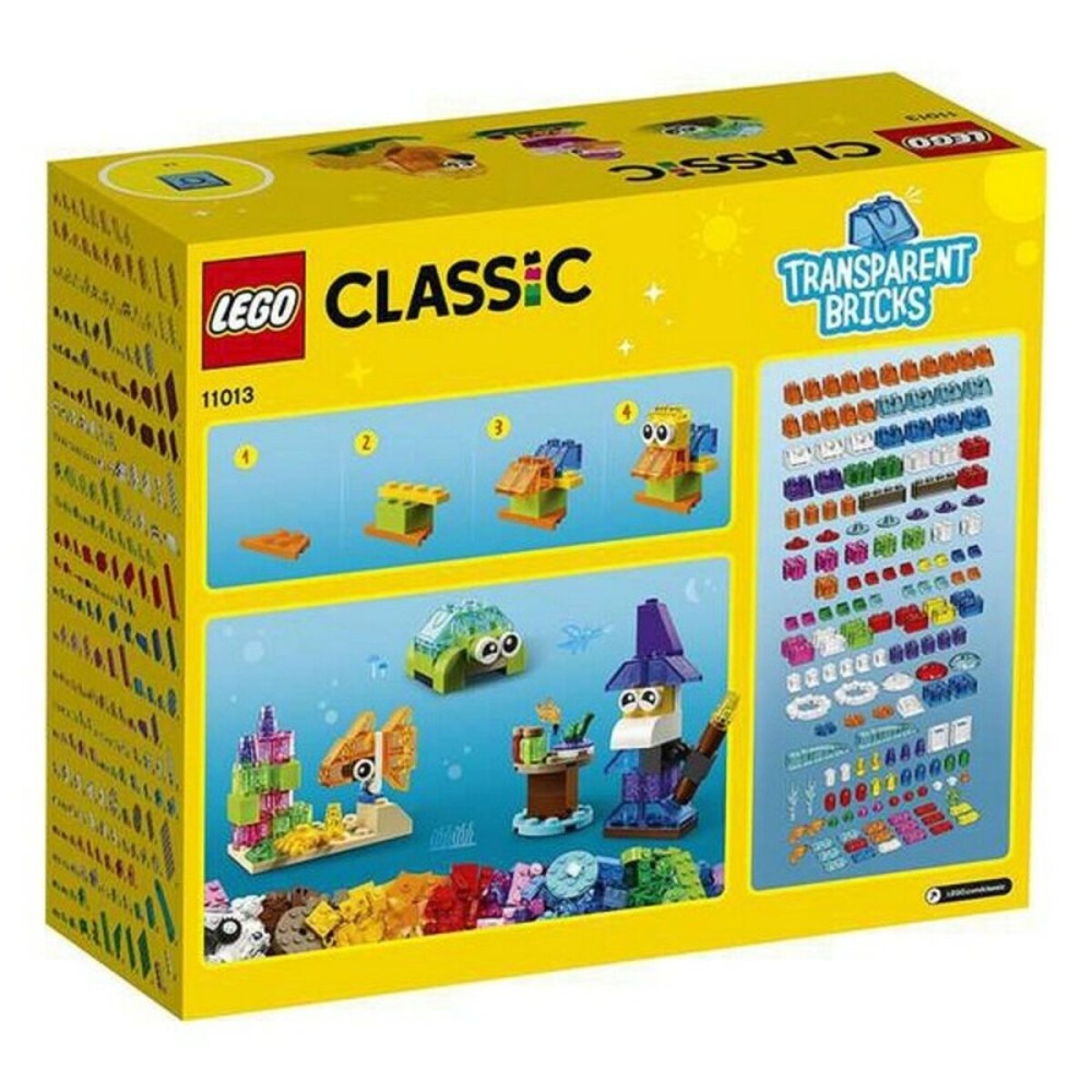 Set de construction Classic Transparent Bricks Lego 11013 Multicouleur
