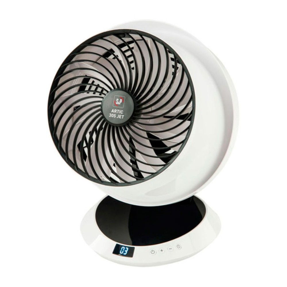 Tischventilator S&P ARTIC-305 JET 30W Schwarz