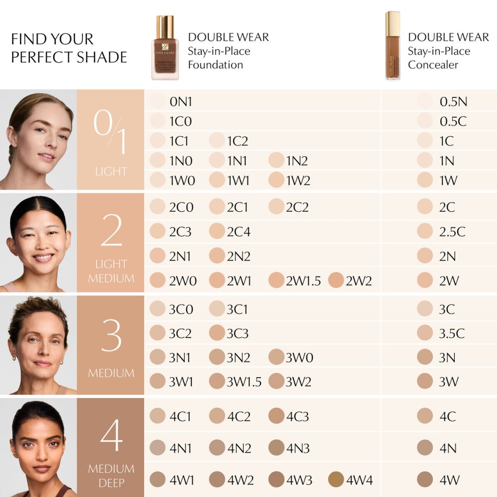 Facial Corrector Estee Lauder DOUBLE WEAR Nº 1C 12 ml