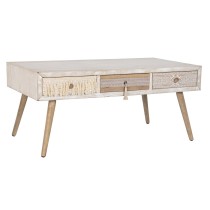 Table Basse DKD Home Decor Sapin Coton (110 x 60 x 50 cm)