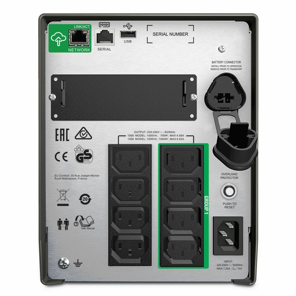 Uninterruptible Power Supply System Interactive UPS APC SMT1000IC 