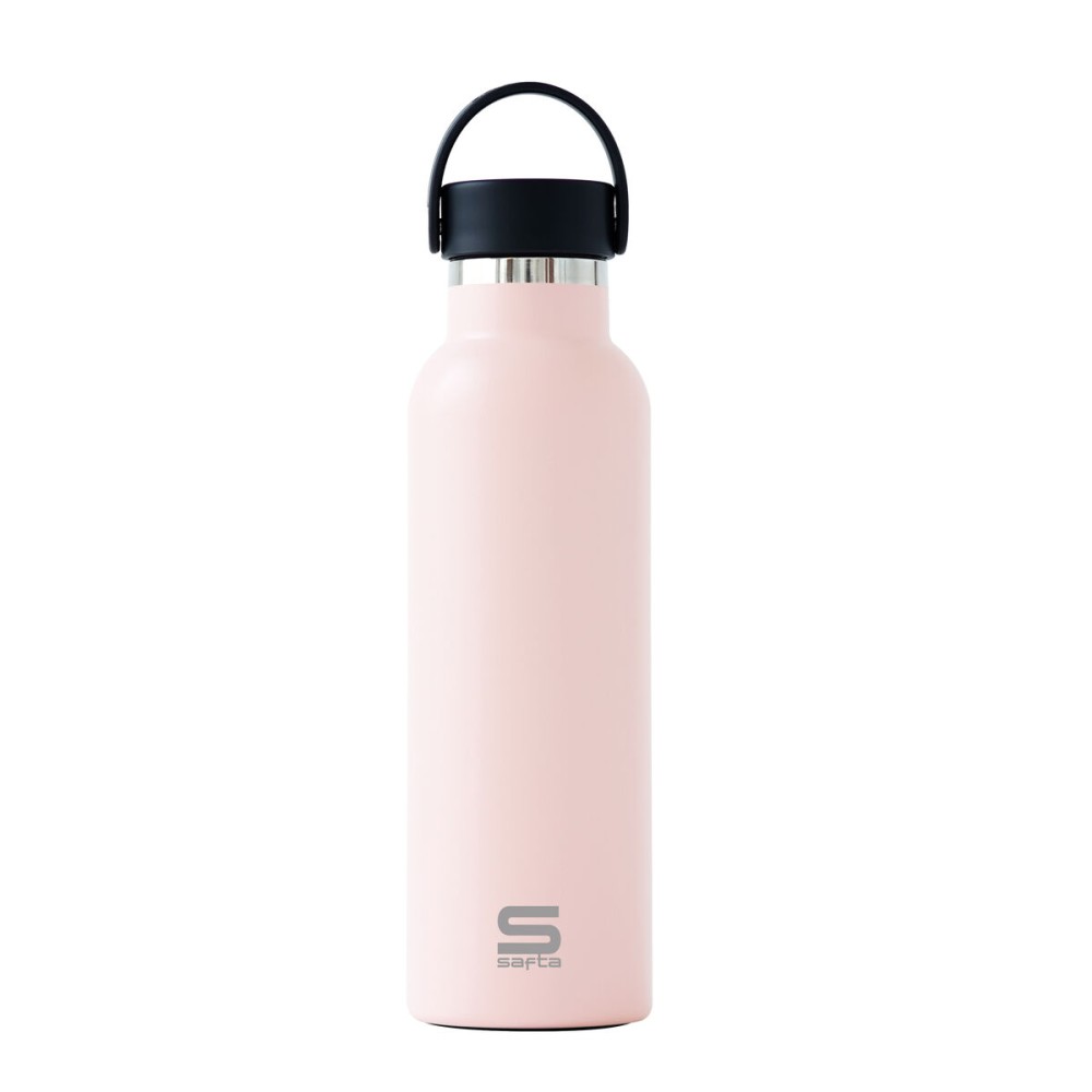 Thermal Bottle Safta Cotton candy Pink Silicone Stainless steel
