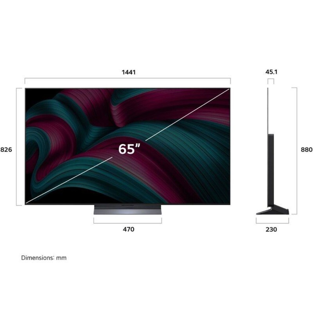 TV intelligente LG OLED65C54LA.AEU 4K Ultra HD 65" HDR OLED