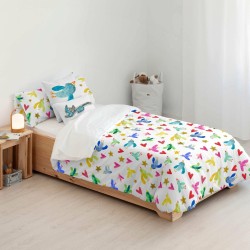 Housse de Couette Decolores Ocells Multicouleur 175 Fils 200 x 200 cm Goulot de bouteille