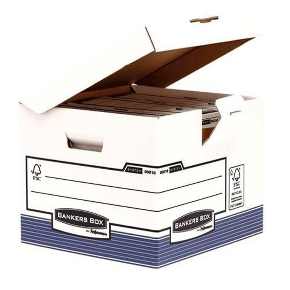 File Box Fellowes Blue White A4 31 x 37,7 x 39,5 cm 10 Units