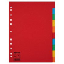 Seperators Esselte Multicolour Cardboard (10 Units)